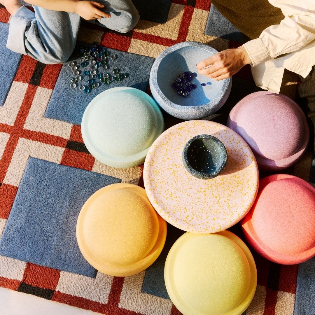 Stapelstein pastel stenen spring special set met balance board en mini steen