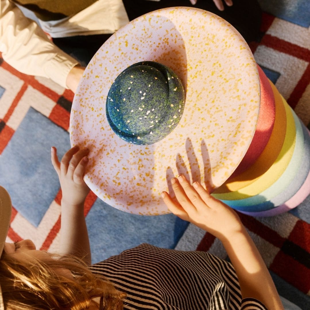 Stapelstein pastel stenen spring special set met balance board en mini steen