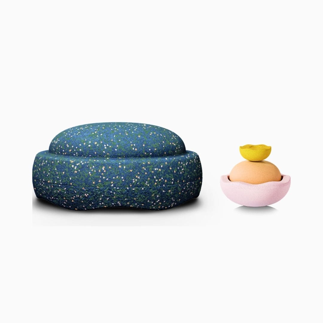 Stapelstein water play set met grow steen, inside stenen en drumstick