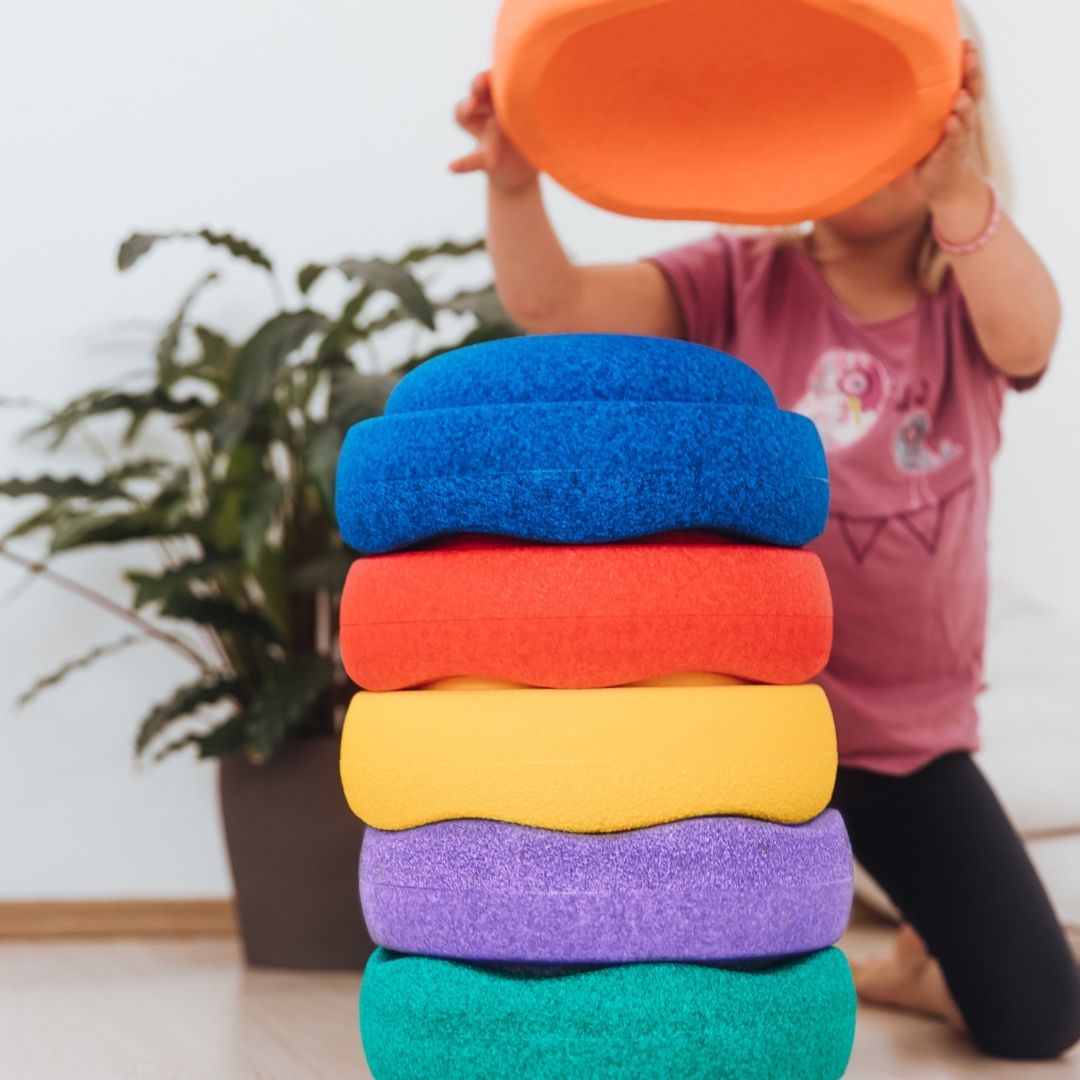 Stapelstein stapel steen blauw