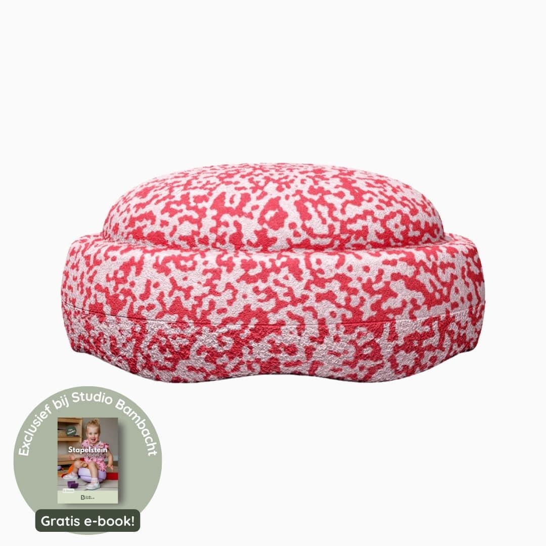 Limited edition stapelstein steen kerst special blush roze en red rood mix