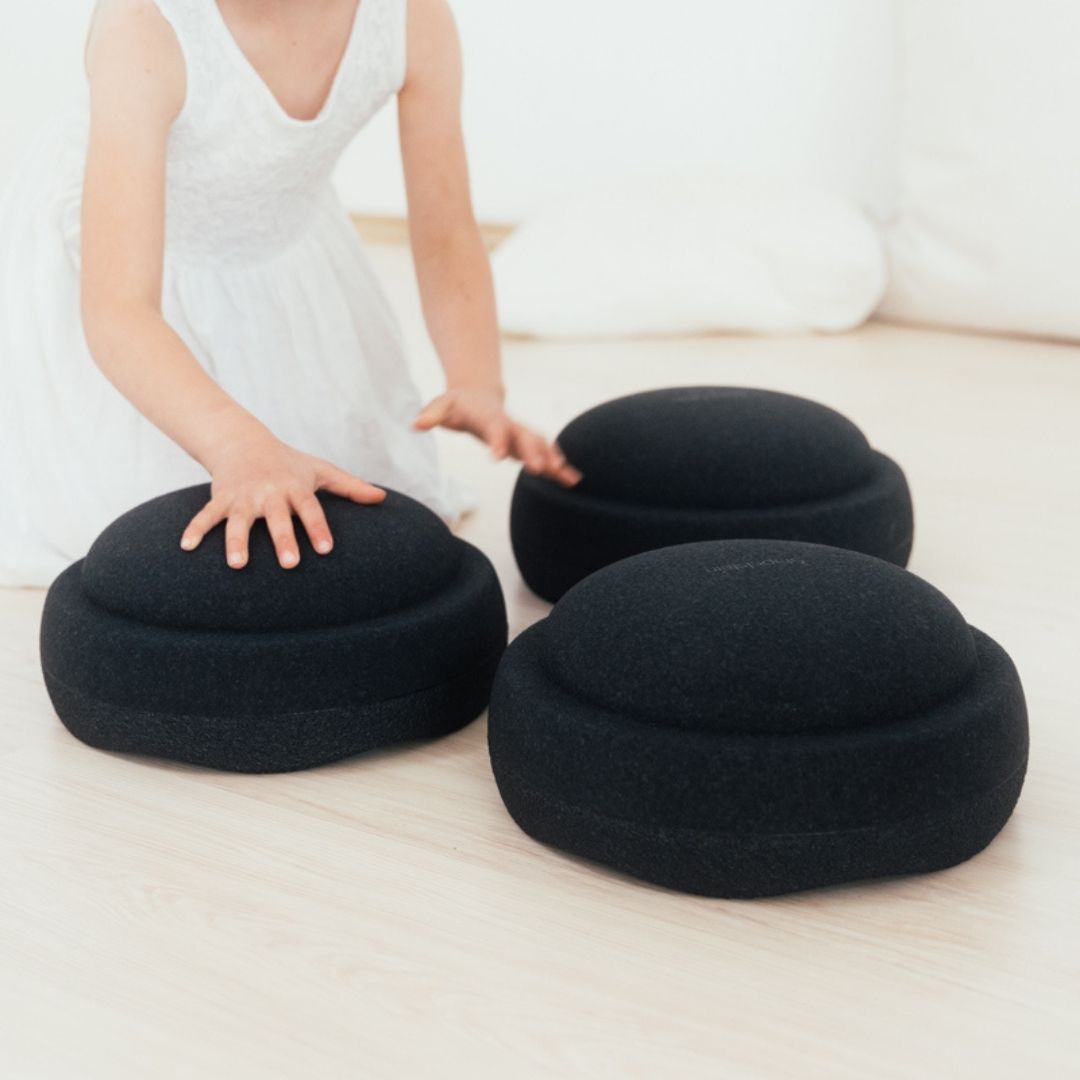 Stapelstein stapsteen zwart