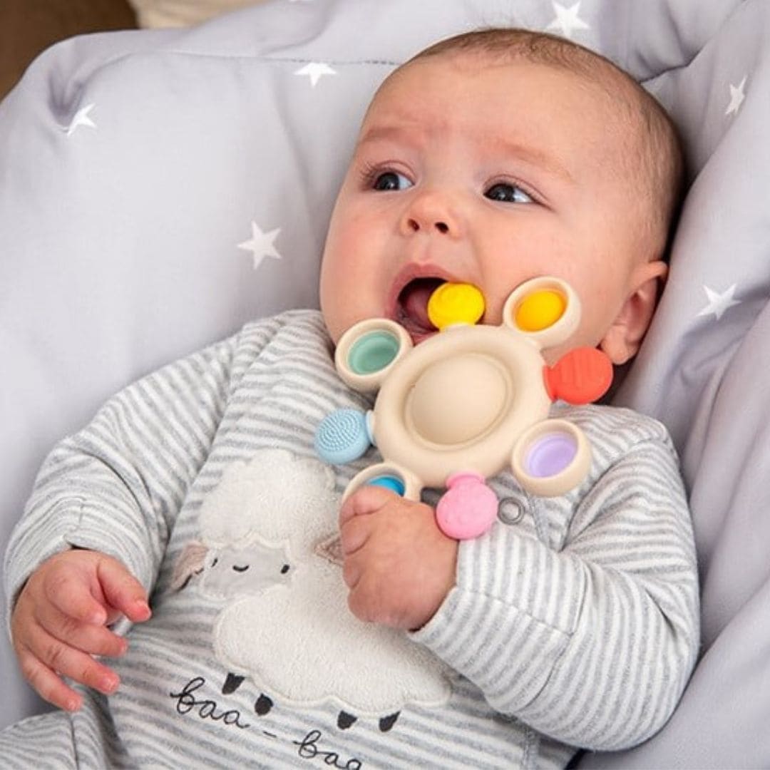 Tickit bijtspeelgoed silisoft rainbow regenboog