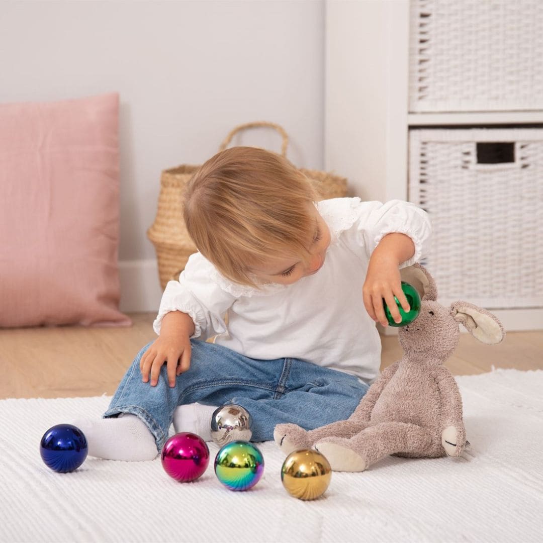 tickit relflecterende sensorische ballen in metallic kleuren