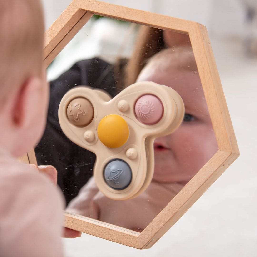 Tickit Silisoft Jumbo spinner - earth