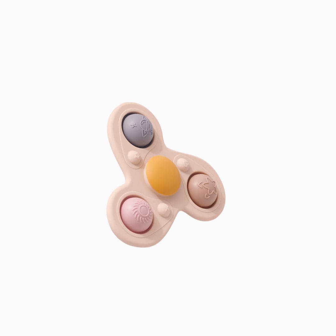 Tickit Silisoft Jumbo spinner - earth
