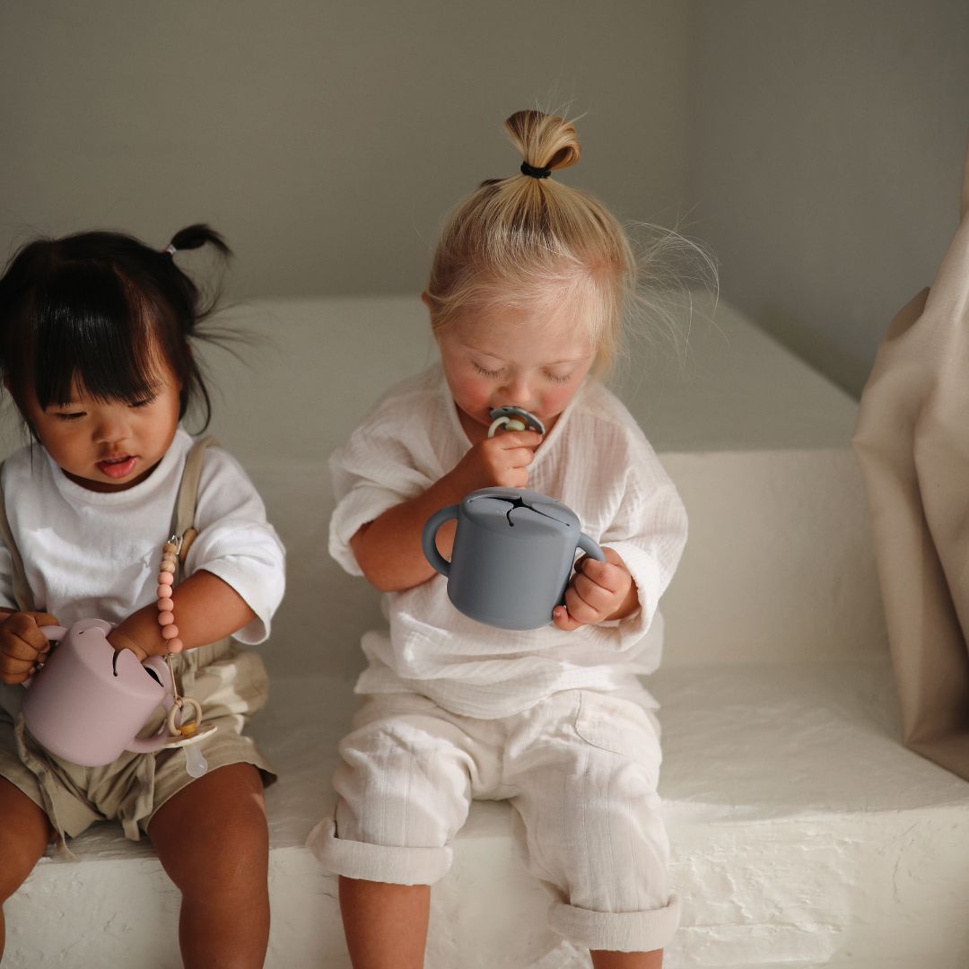 Mushie siliconen snack cup tradewinds