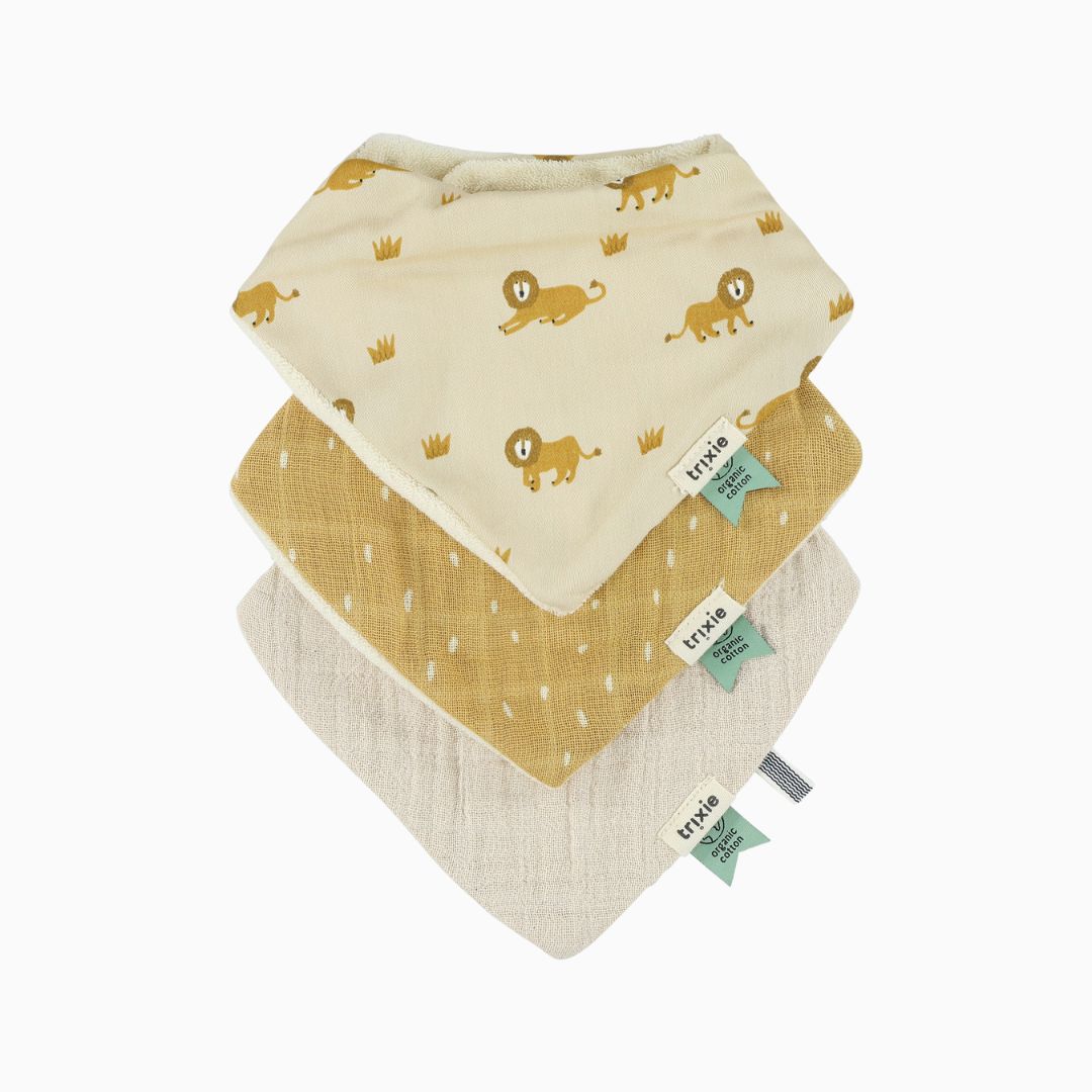 Trixie bandana slabben set Lion - 3 stuks
