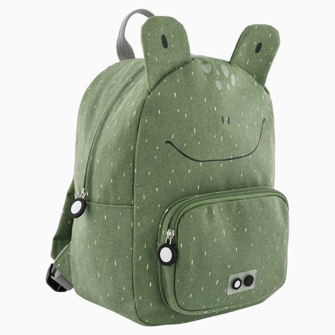 Trixie Baby kinderrugtas voor school Mr. Frog kikker groen