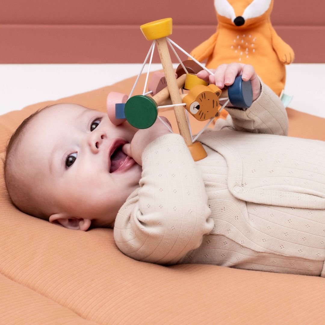 Trixie houten babyspeeltje activiteitenbal dieren