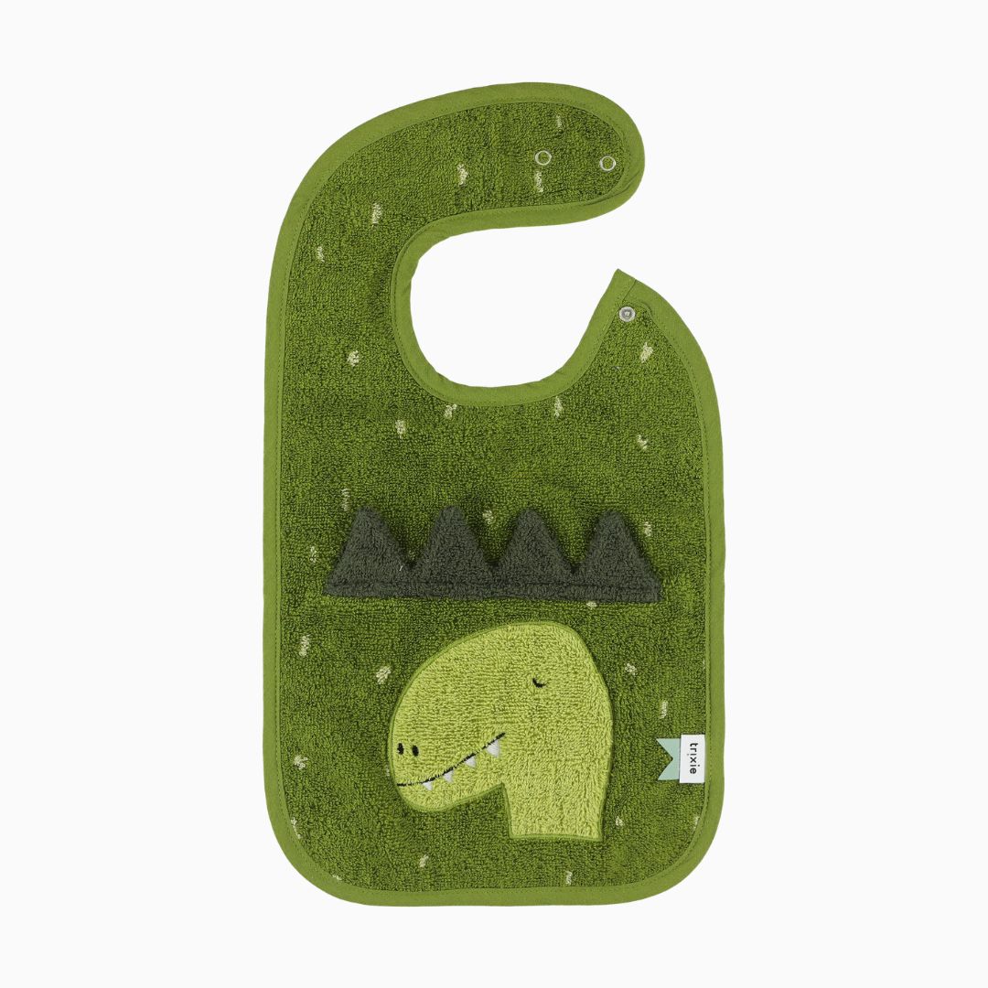 Trixie slab van biologisch katoen Mr. Dino groen