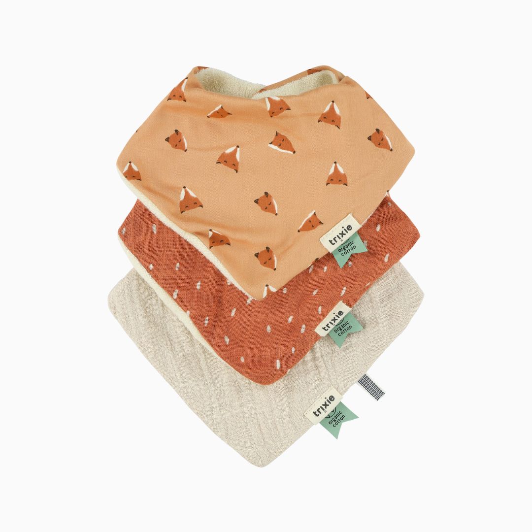 Trixie bandana slabben set Fox - 3 stuks