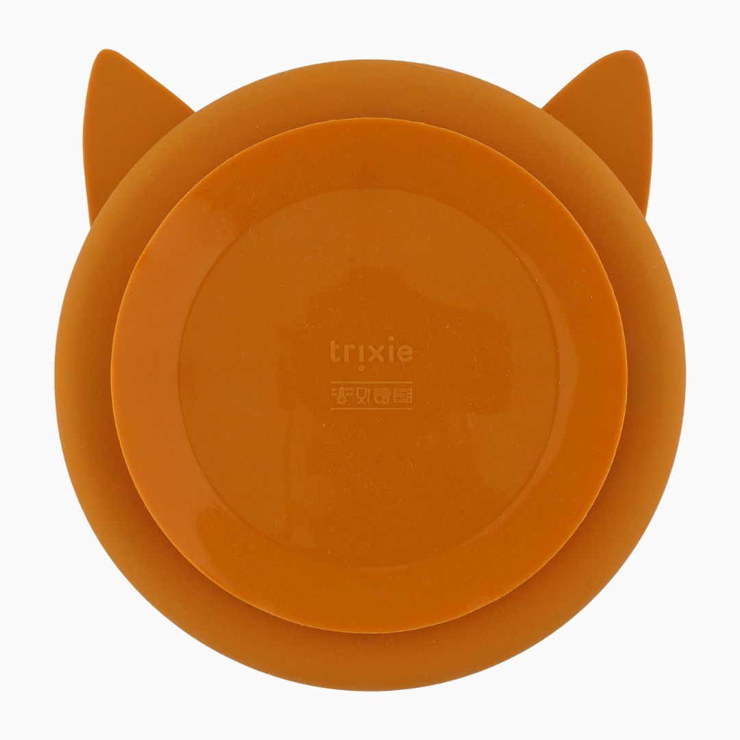 Trixie bord met vakjes en zuignap mr. Fox