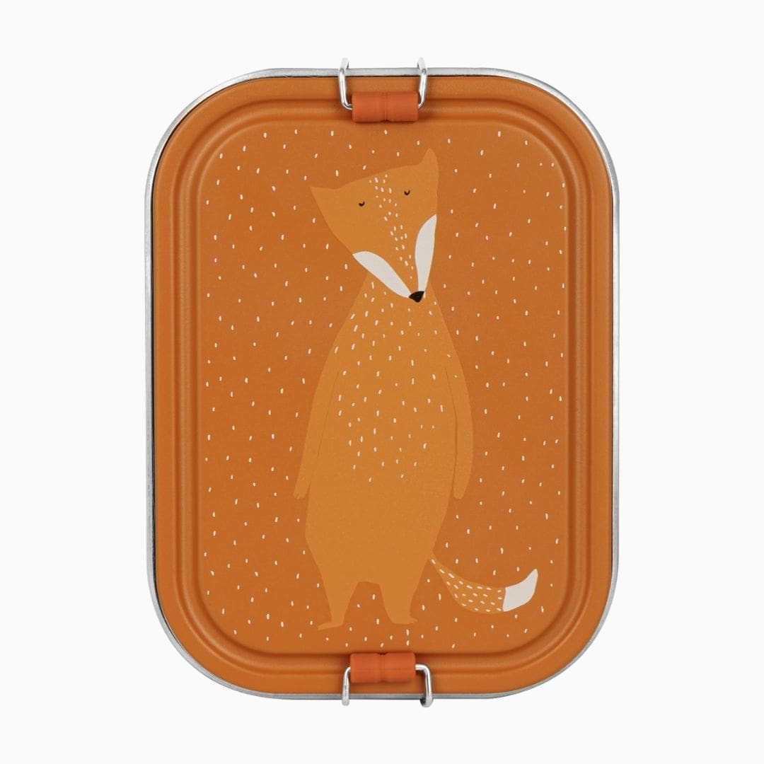 Trixie lunchbox Mr. Fox van RVS met een inhoud van 1200ML