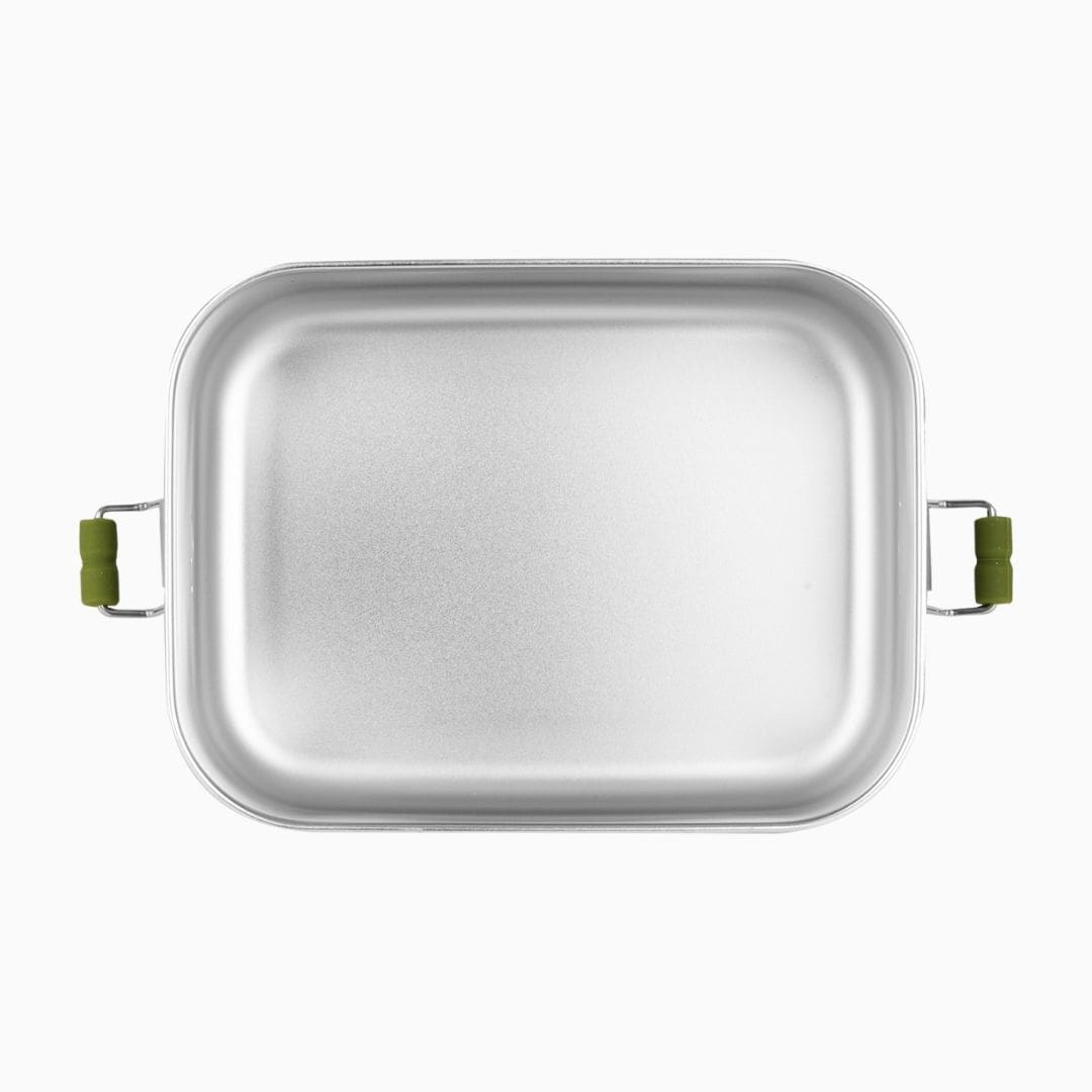 Trixie broodtrommel Mr. Dino van RVS met een inhoud van 800ML