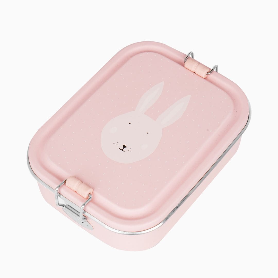Trixie lunchbox Mrs. Rabbit van RVS met een inhoud van 800ML