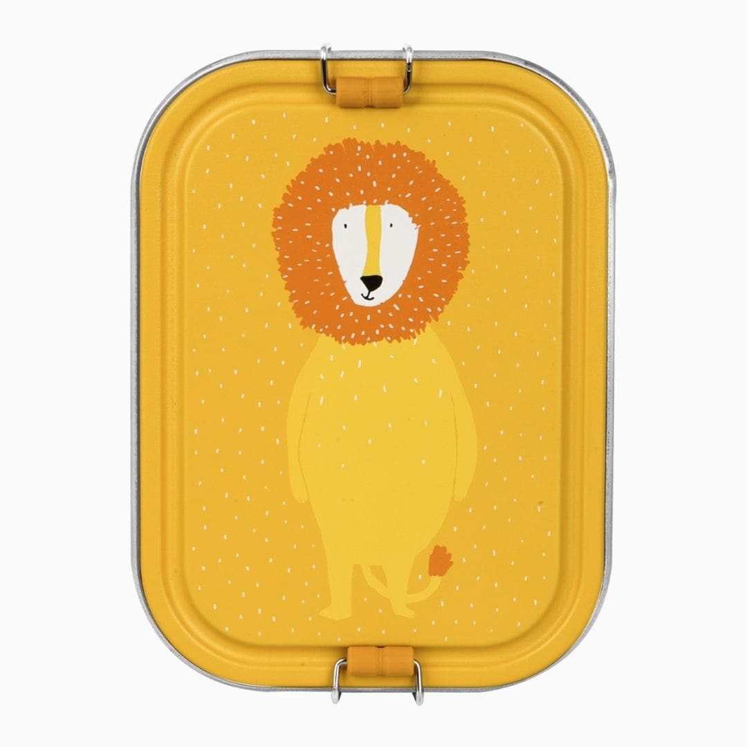 Trixie lunchbox Mr. Lion van RVS met een inhoud van 1200ML