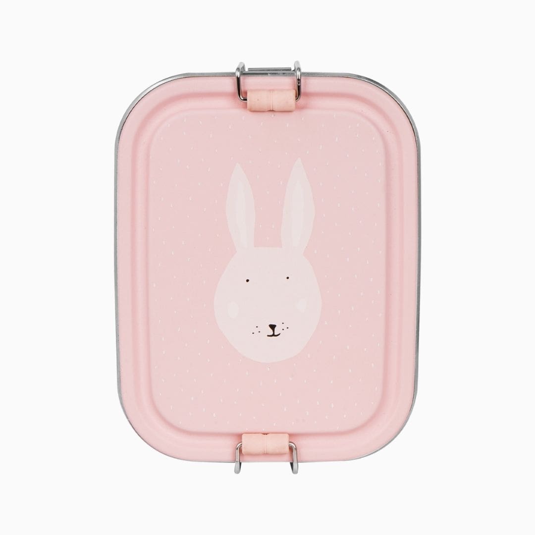 Trixie lunchbox Mrs. Rabbit van RVS met een inhoud van 800ML