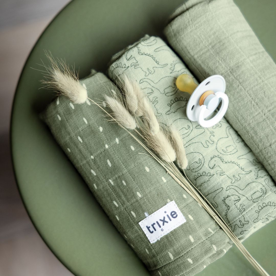 Trixie hydrofiele doeken set Dino - 3 stuks