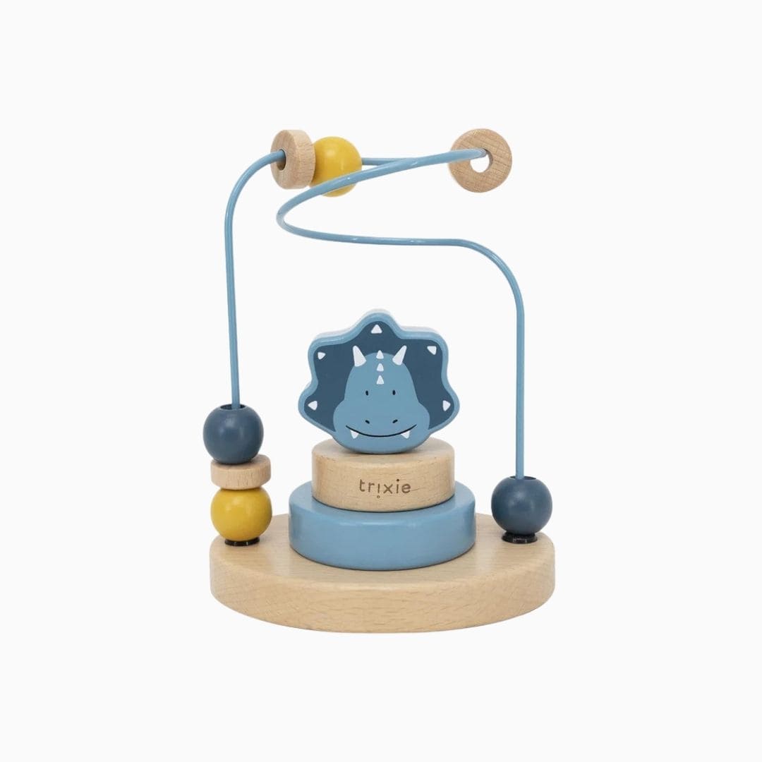Trixie houten kralenframe Mr. Triceratops