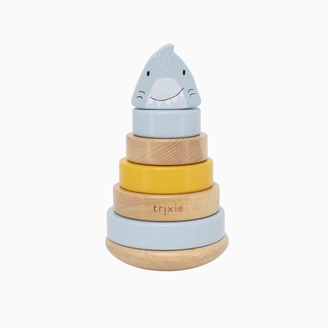 Trixie houten stapeltoren Mr. Shark