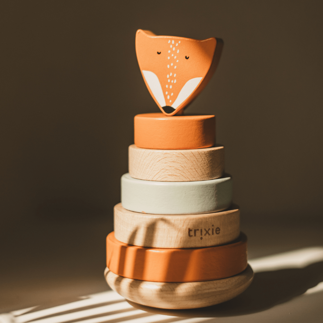 Trixie Baby houten stapeltoren mr. Fox