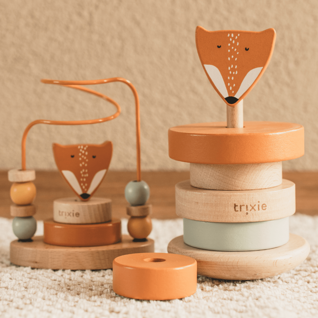 Trixie Baby houten stapeltoren mr. Fox