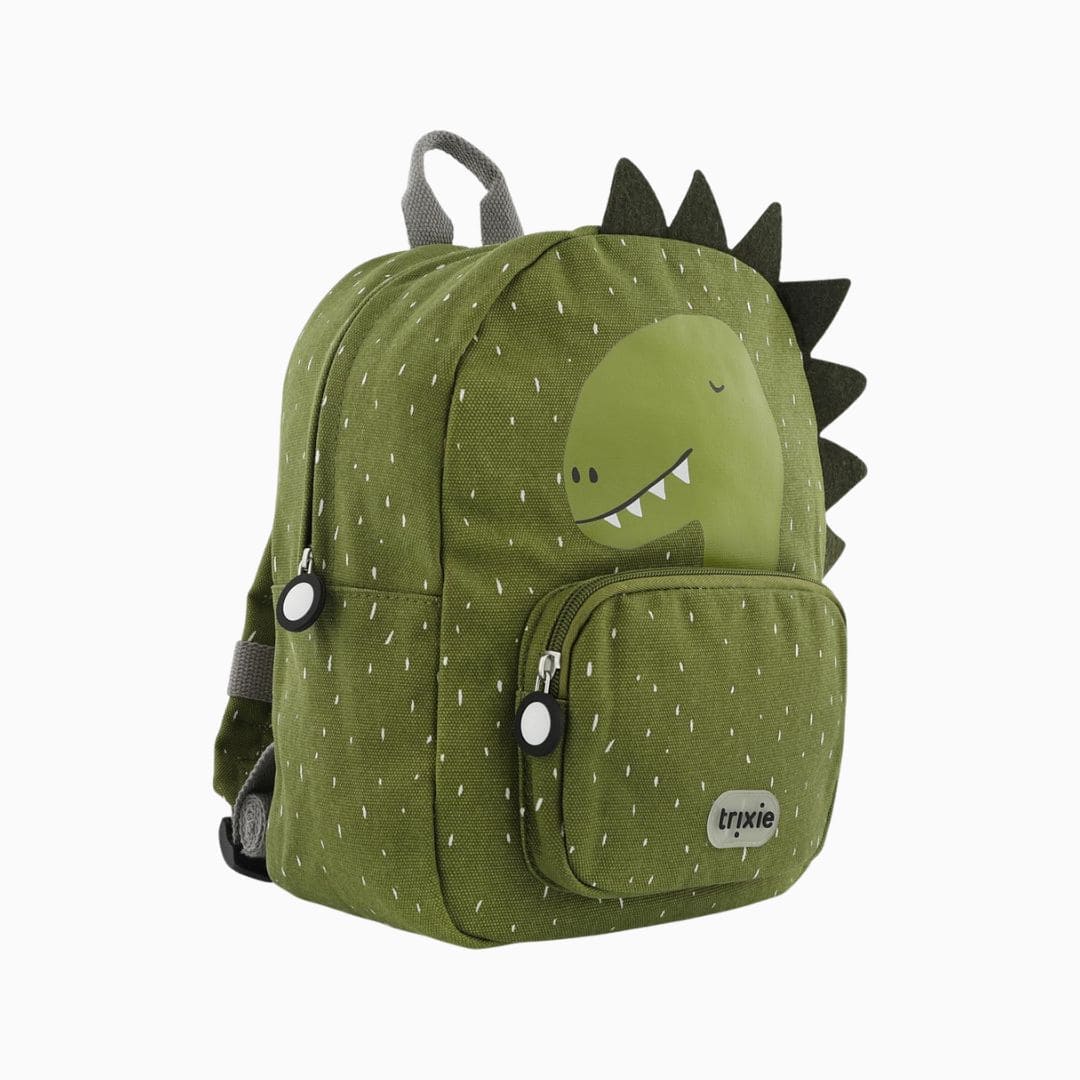 Trixie Baby school rugtas voor kinderen Mr. Dino dinosaurus donkergroen