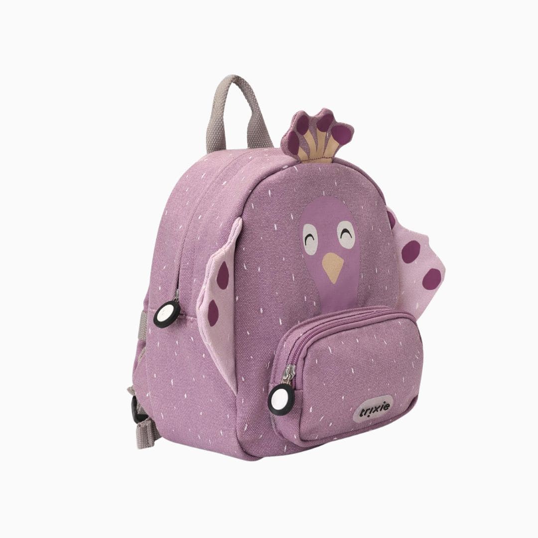 Trixie kinderrugtas in het thema van Mrs. Peacock