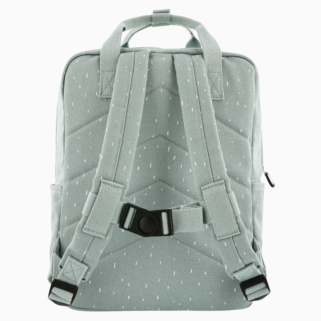 Trixie grijze kinderrugtas groot haai