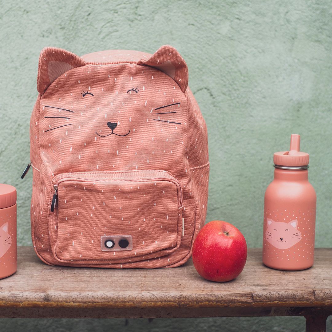 Trixie rugzak kat Mrs. Cat in de kleur roze