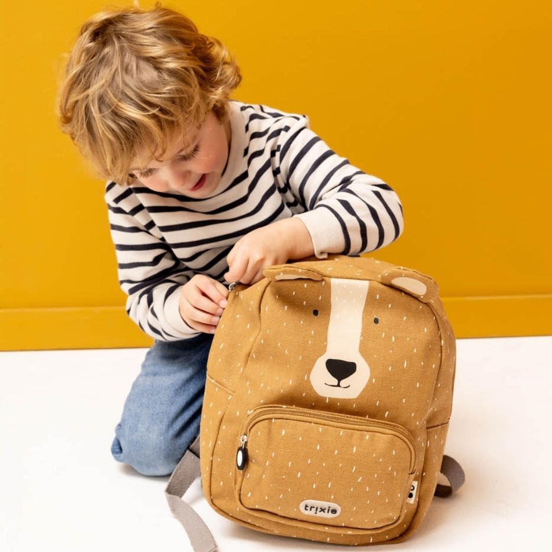 Trixie rugzak beer Mr. Bear in de kleur bruin/beige