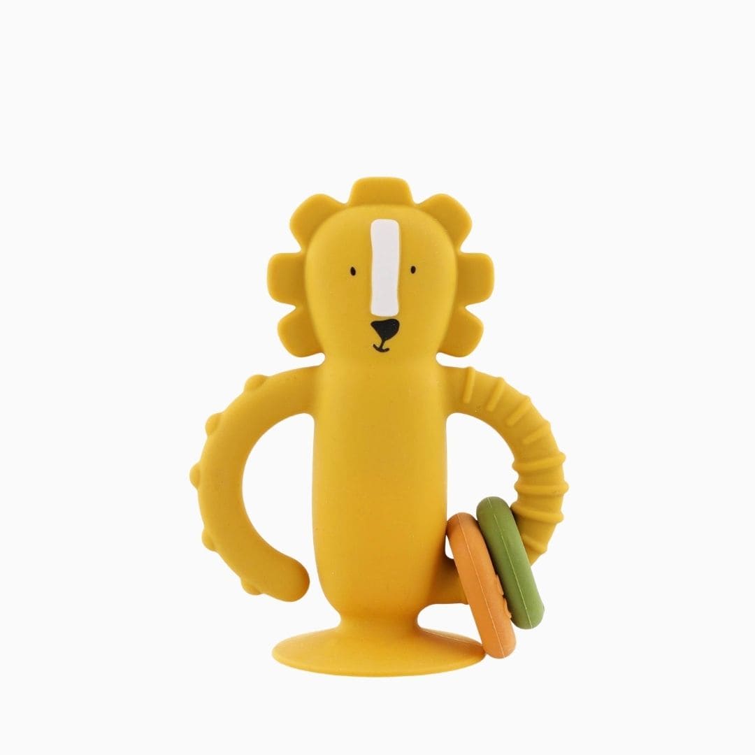 Trixie sensorisch speeltje met zuignap in het thema van Mr. Lion