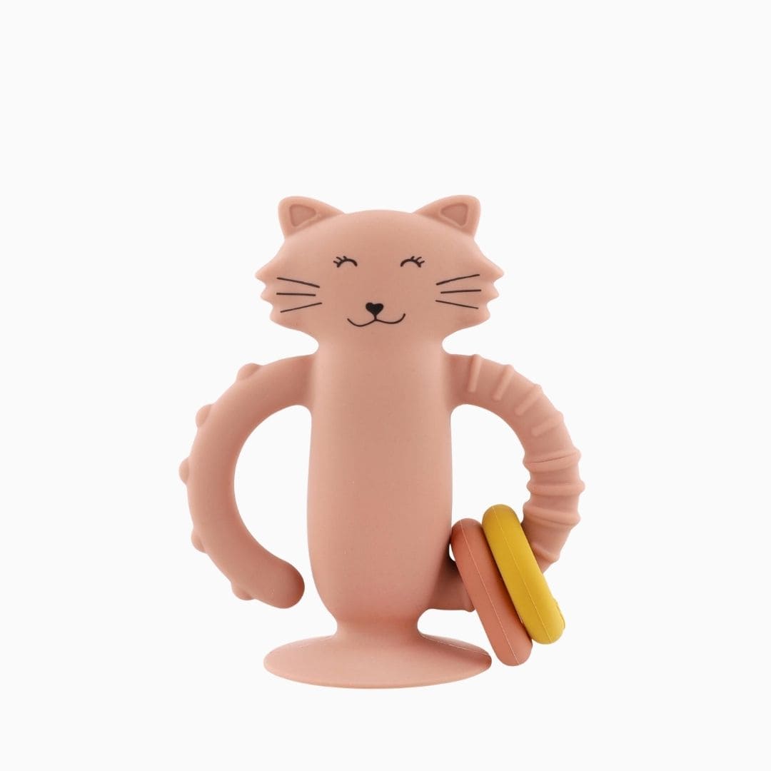 Trixie sensorisch speeltje met zuignap in het thema van Mrs. Cat