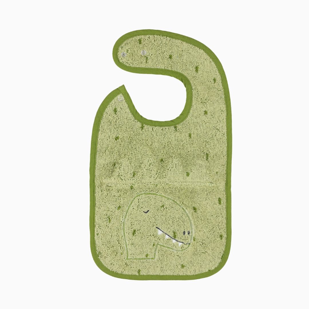 Trixie slab van biologisch katoen Mr. Dino groen