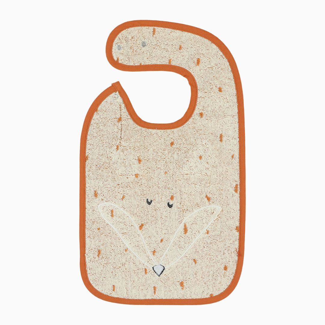 Trixie badstof slab van biologisch katoen Mr. Fox vos in oranje