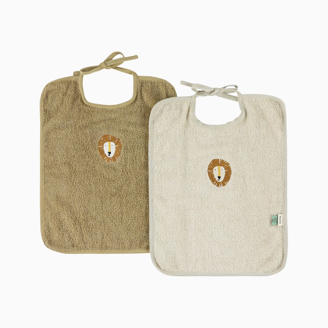 Trixie slabben XL van biologisch katoen, Mr. Lion| 2-pack