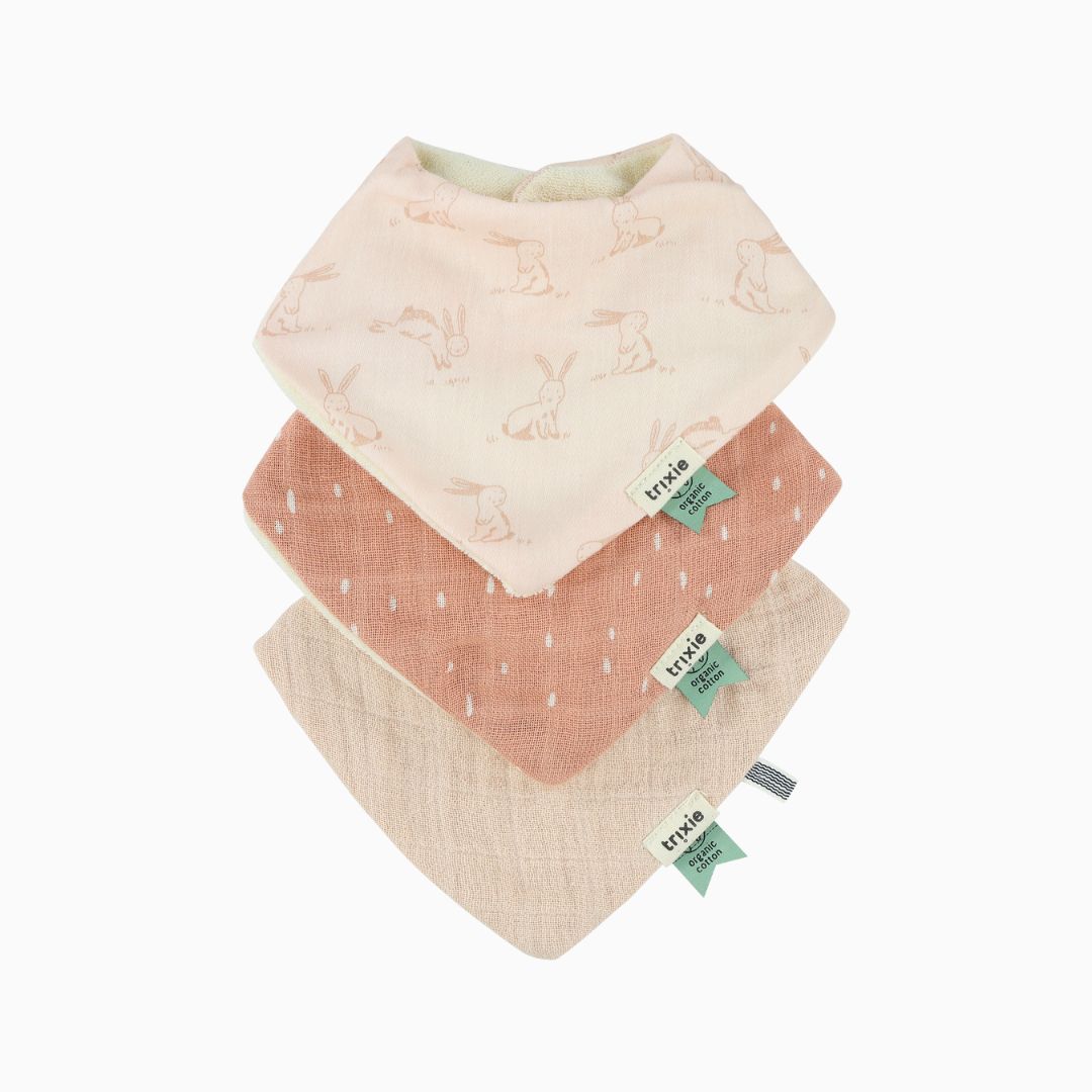 Trixie bandana slabben set Rabbit - 3 stuks