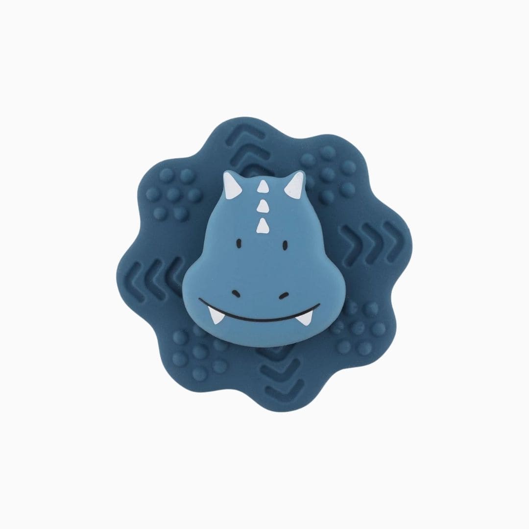 Trixie spinner met zuignap in het thema van Mr. Triceratops