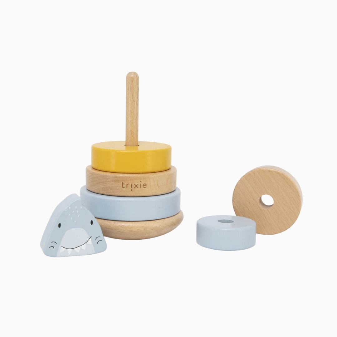 Trixie houten stapeltoren Mr. Shark