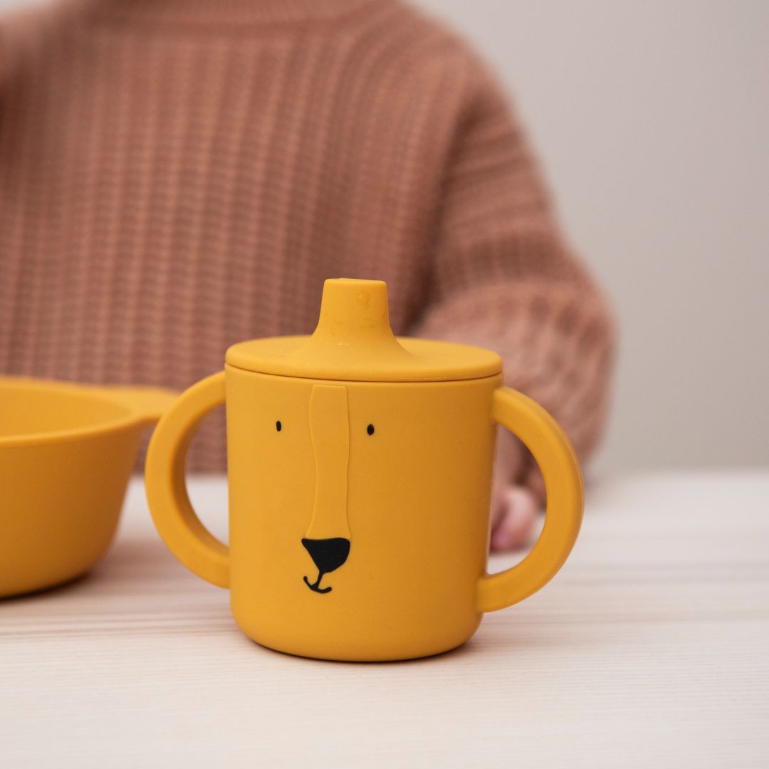 Trixie siliconen tuitbeker Mr Lion leeuw