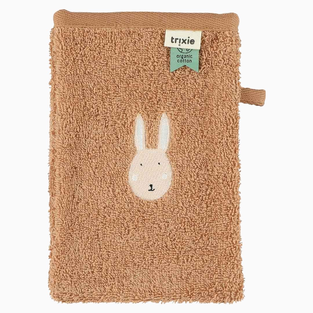 Trixie badstof washandje rabbit - 2 stuks