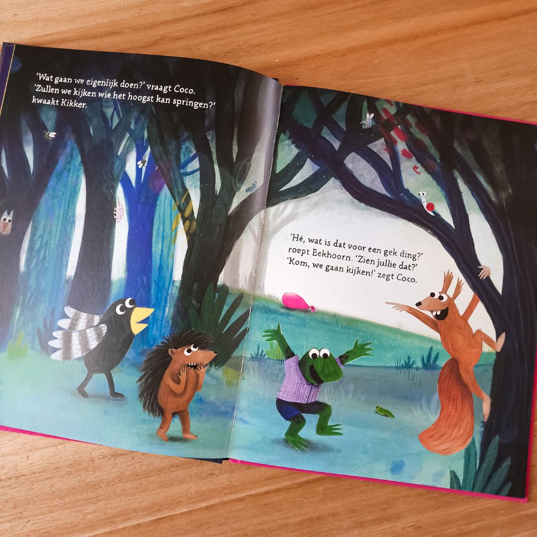 Prentenboek Loes Riphagen Coco en het gekke ding door uitgeverij Gottmer