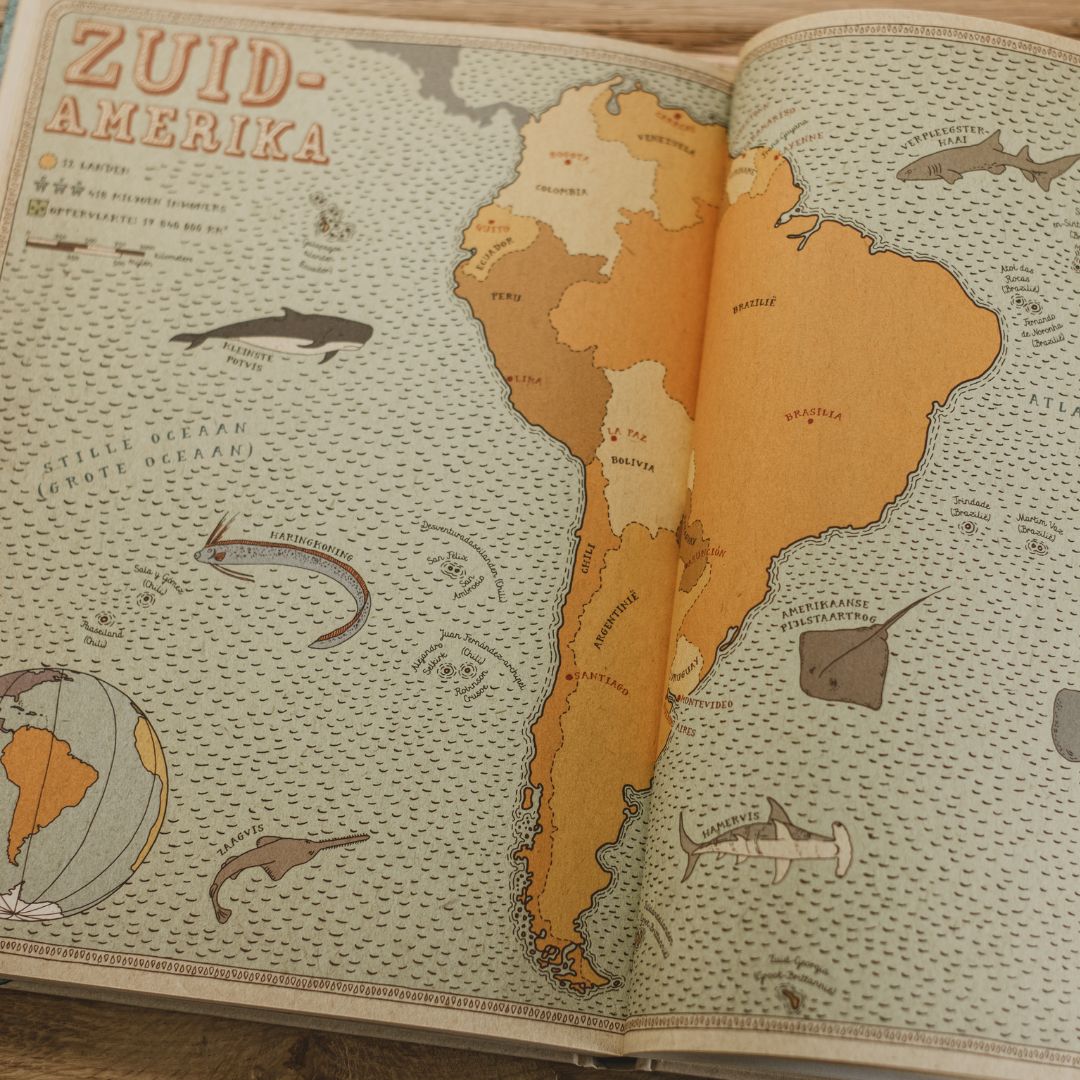 Uitgeverij Lannoo Atlas van de wereld door Daniel Mizielinski