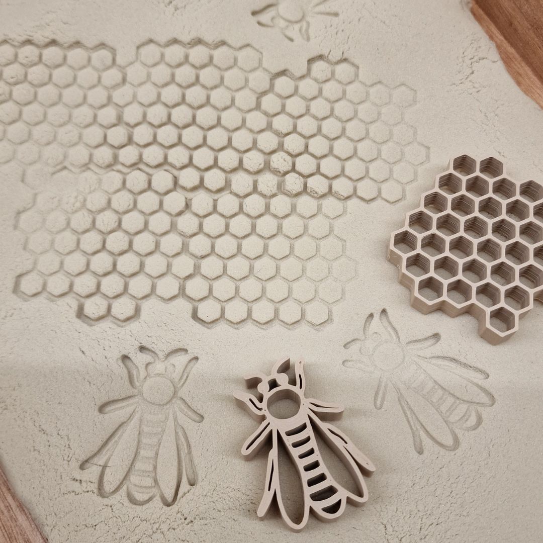 Bij en honingraat vormpjes Grennn