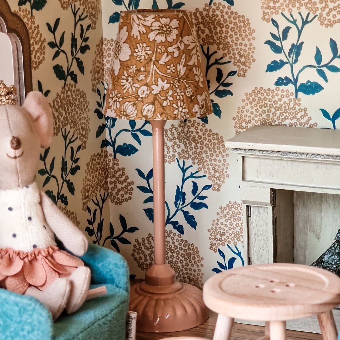 Maileg vintage vloerlamp - Dark powder