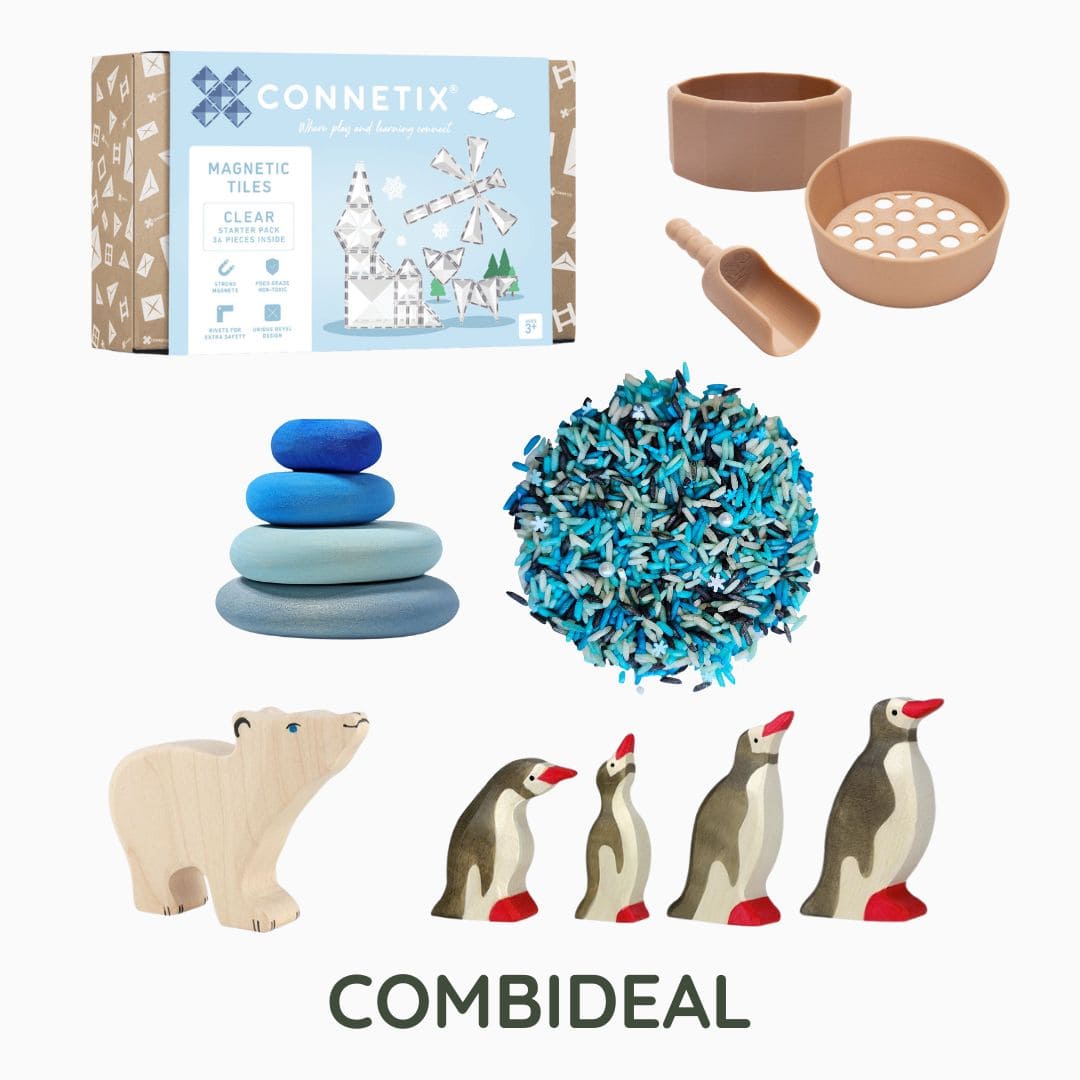 Studio Bambacht voorbeeldbundel winter wonderland speelbak vulling