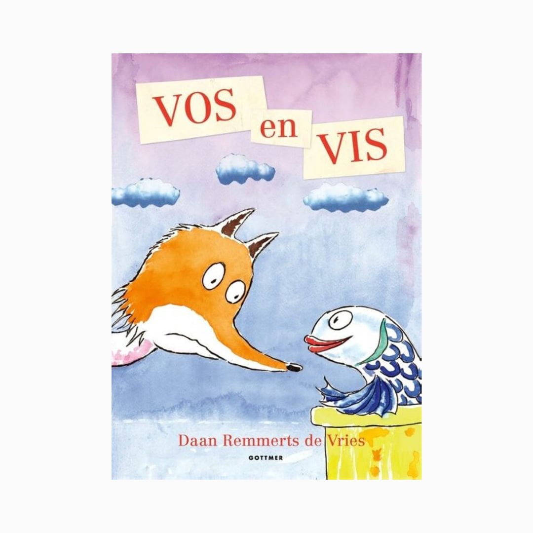 Prentenboek vos en vis van auteur Daan Remmerts de Vries door uitgeverij Gottmer
