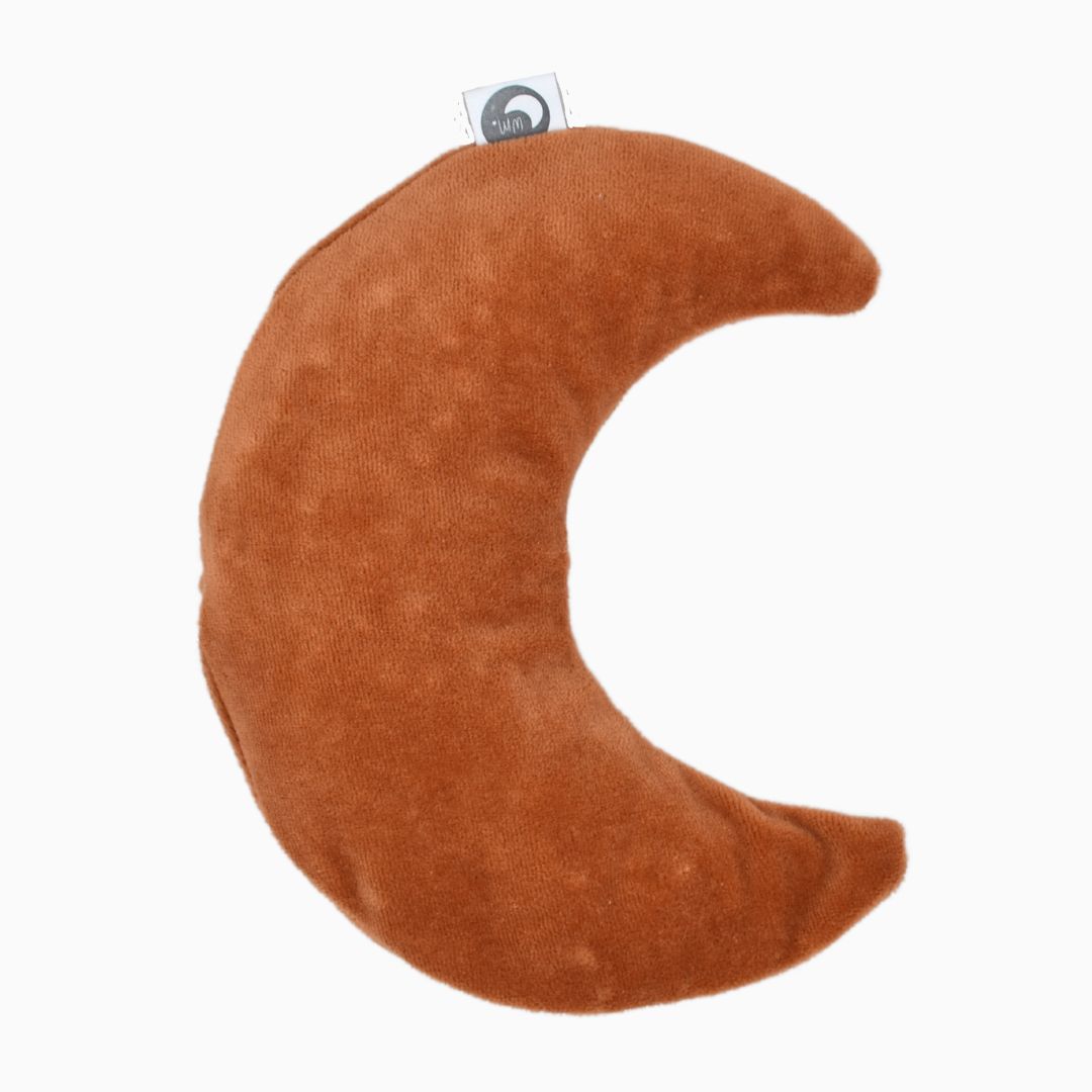 Warmtemaantje warmtekussentje velours terra roodbruin