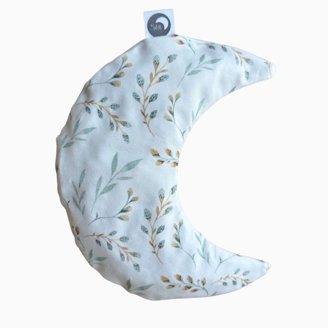 Warmtemaantje warmtekussen met kersenpitten willow blue